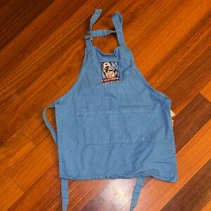 Kids Blue Apron with Character Design